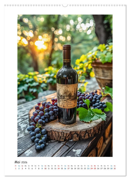 Ode an den Wein (CALVENDO Premium Wandkalender 2026)