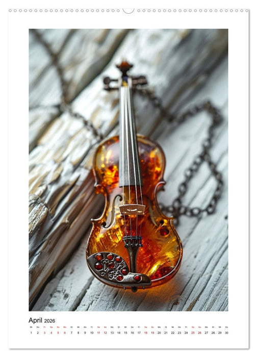 Fantastische Violine (CALVENDO Wandkalender 2026)