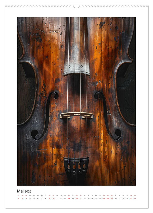 Fantastische Violine (CALVENDO Wandkalender 2026)