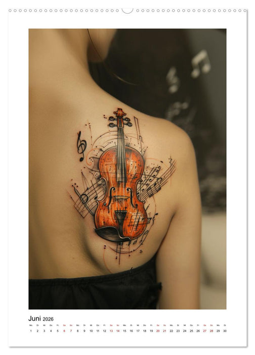 Fantastische Violine (CALVENDO Wandkalender 2026)