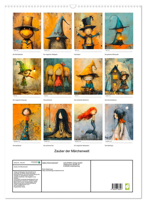Zauber der Märchenwelt (CALVENDO Wandkalender 2026)