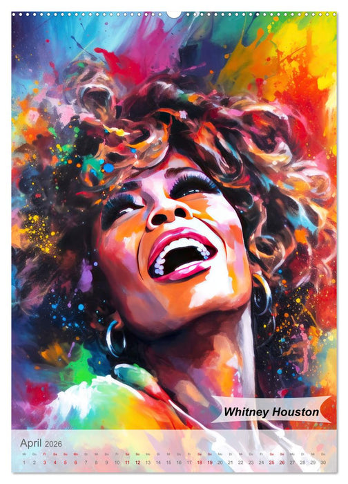 POP Legenden in Pop-Art (CALVENDO Wandkalender 2026)