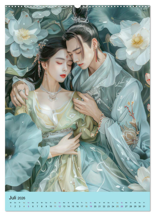 Graziöse asiatische Frauen - Asienstil (CALVENDO Premium Wandkalender 2026)