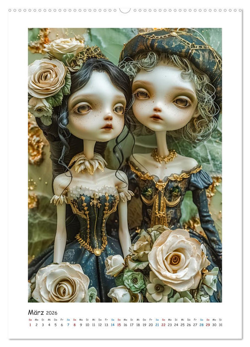 Kunstvolle Gesichter (CALVENDO Premium Wandkalender 2026)