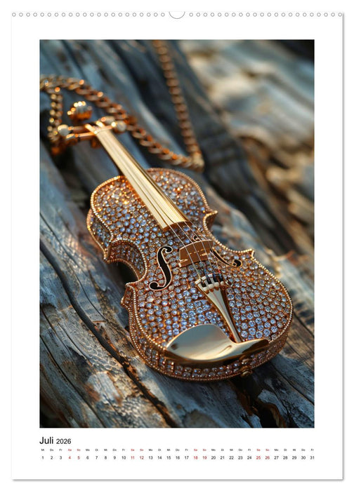 Fantastische Violine (CALVENDO Premium Wandkalender 2026)