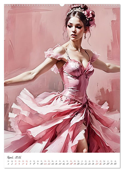 Tanzende Eleganz (CALVENDO Premium Wandkalender 2026)