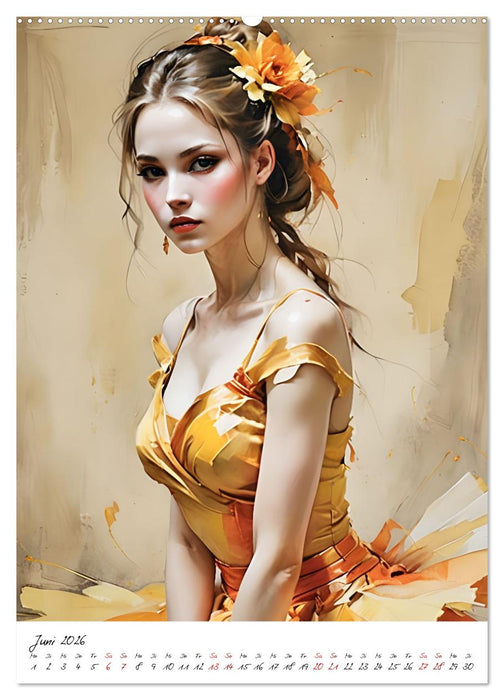 Tanzende Eleganz (CALVENDO Premium Wandkalender 2026)