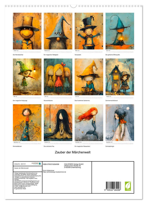 Zauber der Märchenwelt (CALVENDO Premium Wandkalender 2026)