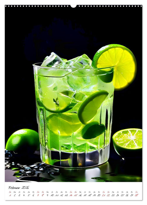 Mixology Meisterwerke (CALVENDO Wandkalender 2026)