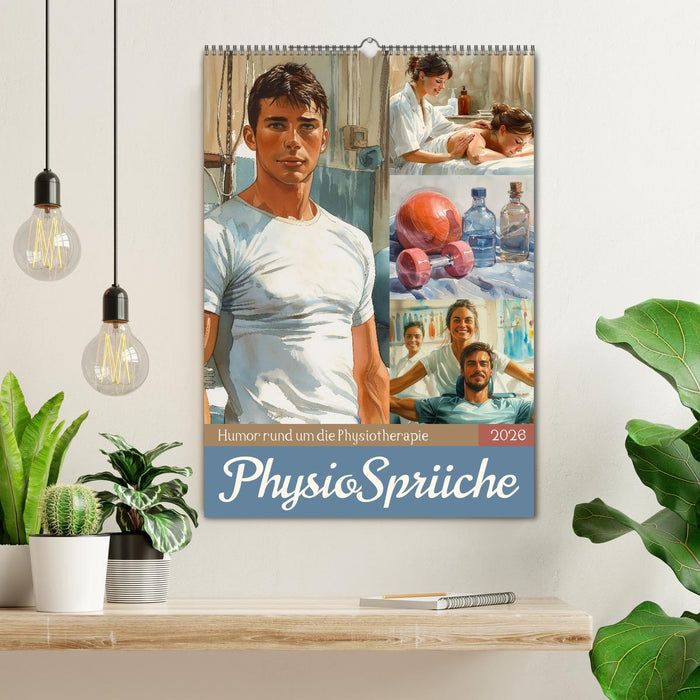 Physiosprüche (CALVENDO Wandkalender 2026)