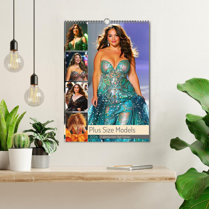 Plus Size Models in glamouröser High Fashion (CALVENDO Wandkalender 2026)