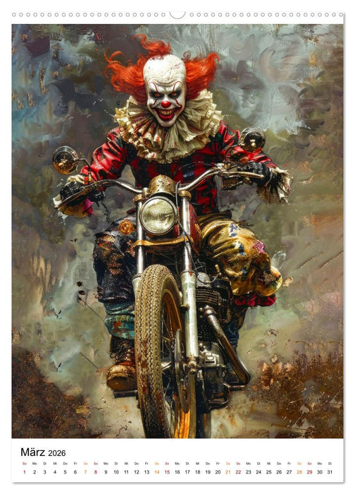 Der Clown (CALVENDO Premium Wandkalender 2026)