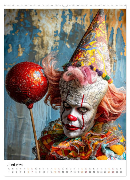 Der Clown (CALVENDO Premium Wandkalender 2026)