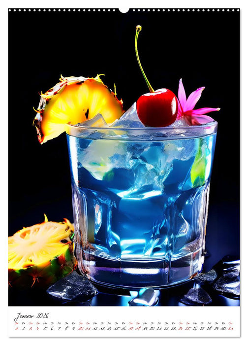 Mixology Meisterwerke (CALVENDO Premium Wandkalender 2026)