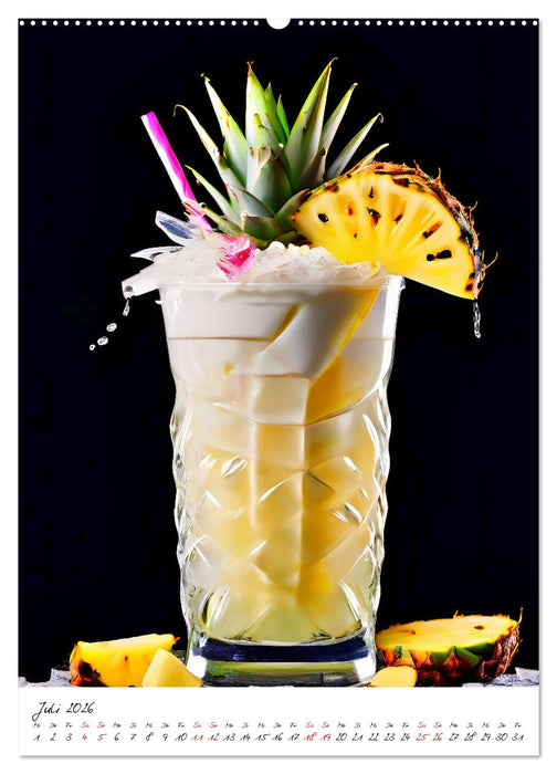 Mixology Meisterwerke (CALVENDO Premium Wandkalender 2026)