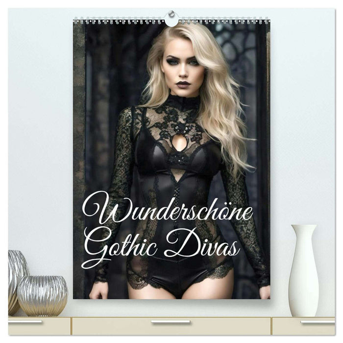 Wunderschöne Gothic Divas (CALVENDO Premium Wandkalender 2026)