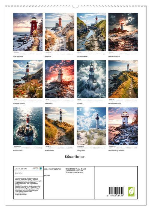 Küstenlichter (CALVENDO Premium Wandkalender 2026)