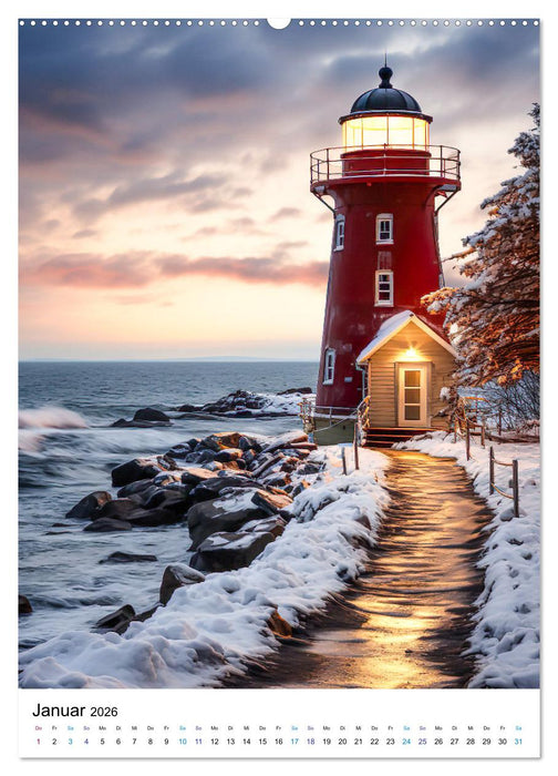 Küstenlichter (CALVENDO Premium Wandkalender 2026)