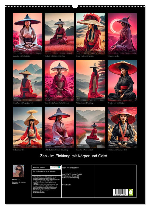 Zen - im Einklang mit Körper und Geist (CALVENDO Wandkalender 2026)