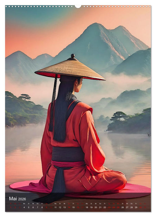 Zen - im Einklang mit Körper und Geist (CALVENDO Wandkalender 2026)