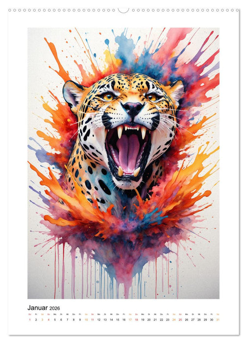 Fantastische Tierwelt: Farbenspiel und Eleganz (CALVENDO Wandkalender 2026)