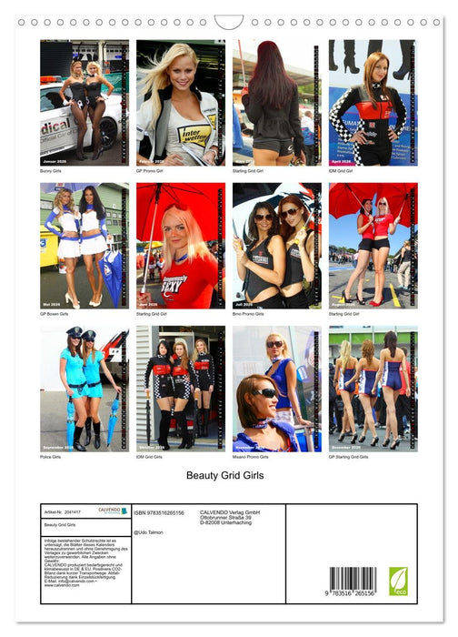 Beauty Grid Girls (CALVENDO Wandkalender 2026)