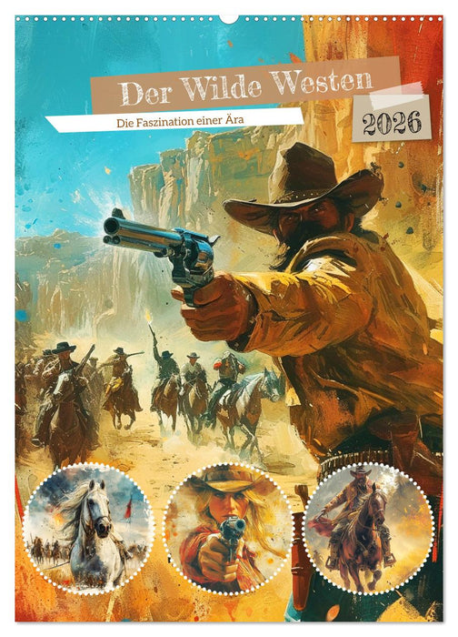 Der Wilde Westen. Die Faszination einer Ära (CALVENDO Wandkalender 2026)