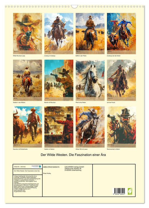 Der Wilde Westen. Die Faszination einer Ära (CALVENDO Wandkalender 2026)