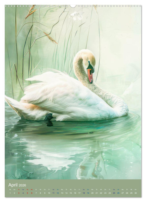 Tiere und Natur - Asienstil (CALVENDO Premium Wandkalender 2026)