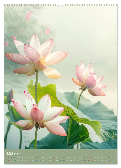 Tiere und Natur - Asienstil (CALVENDO Premium Wandkalender 2026)