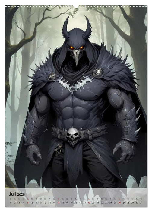 Beasts - Edle Krieger und verruchte Bösewichte (CALVENDO Premium Wandkalender 2026)