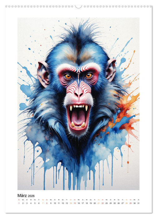 Fantastische Tierwelt: Farbenspiel und Eleganz (CALVENDO Premium Wandkalender 2026)