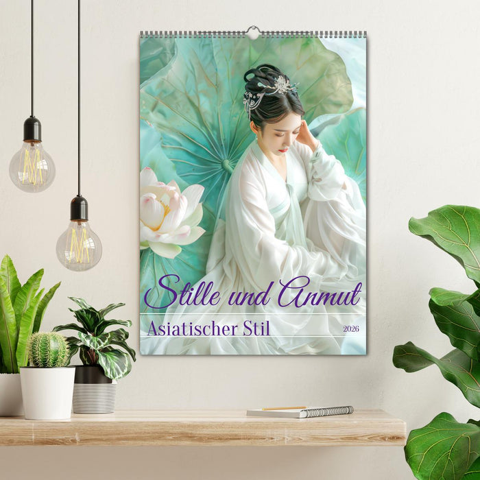 Stille und Anmut - Asiatischer Stil (CALVENDO Wandkalender 2026)