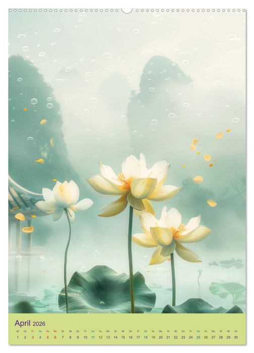 Stille und Anmut - Asiatischer Stil (CALVENDO Wandkalender 2026)