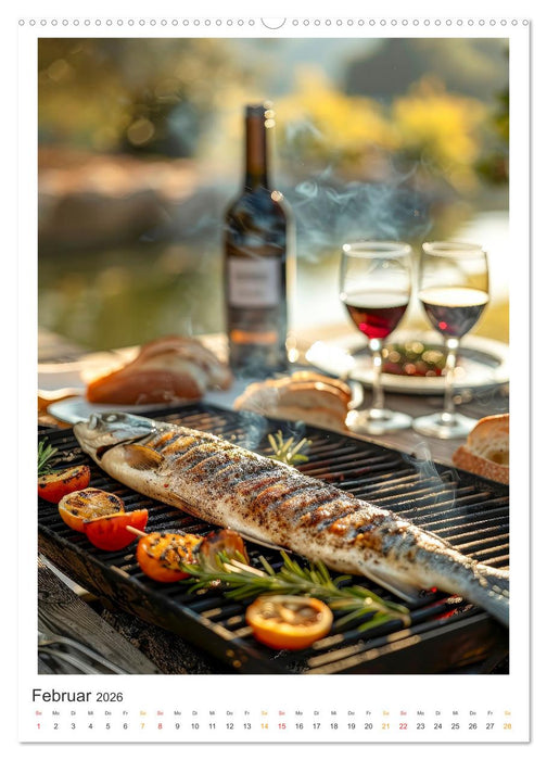 Food BBQ - Deftiges aus der Gourmet-Küche (CALVENDO Premium Wandkalender 2026)
