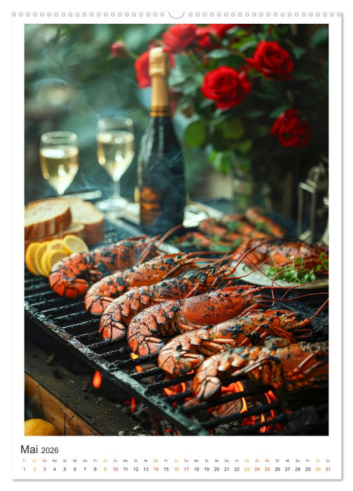 Food BBQ - Deftiges aus der Gourmet-Küche (CALVENDO Premium Wandkalender 2026)