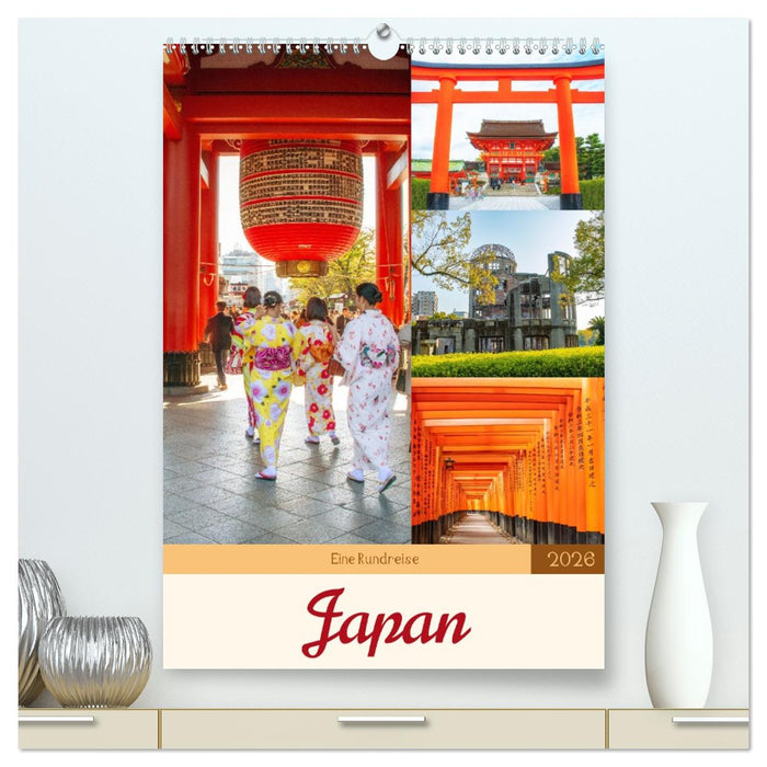 Eine Rundreise - Japan (CALVENDO Premium Wandkalender 2026)