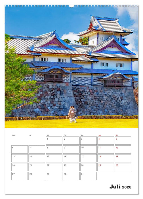 Eine Rundreise - Japan (CALVENDO Premium Wandkalender 2026)