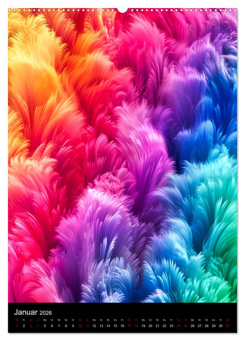 Tanz der Farben - Bunt durch das Jahr (CALVENDO Wandkalender 2026)