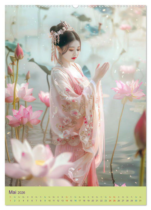 Stille und Anmut - Asiatischer Stil (CALVENDO Premium Wandkalender 2026)