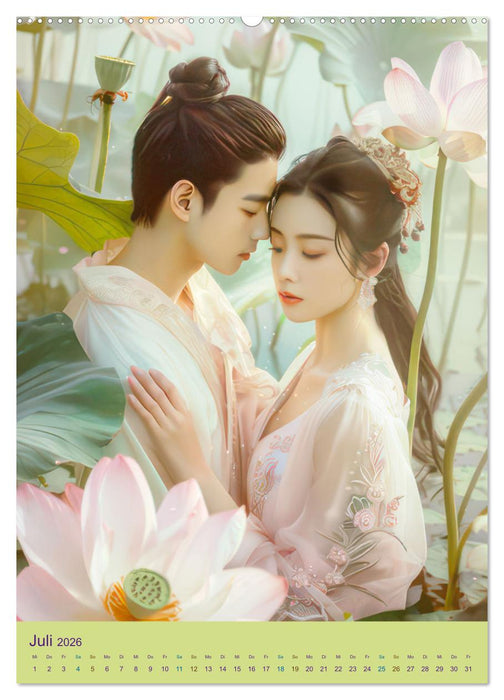 Stille und Anmut - Asiatischer Stil (CALVENDO Premium Wandkalender 2026)