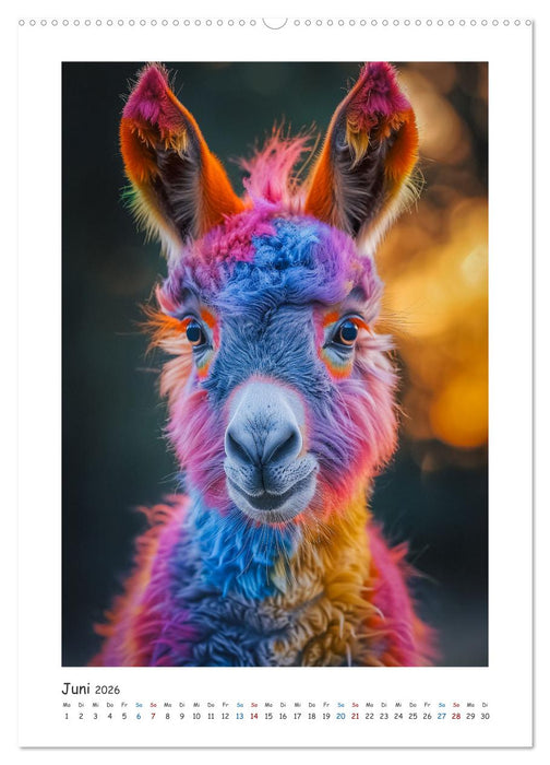 Lustige Esel (CALVENDO Wandkalender 2026)