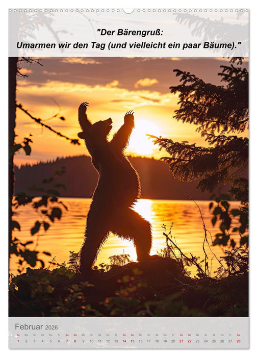 Ein tierisches Yoga-Abenteuer (CALVENDO Premium Wandkalender 2026)