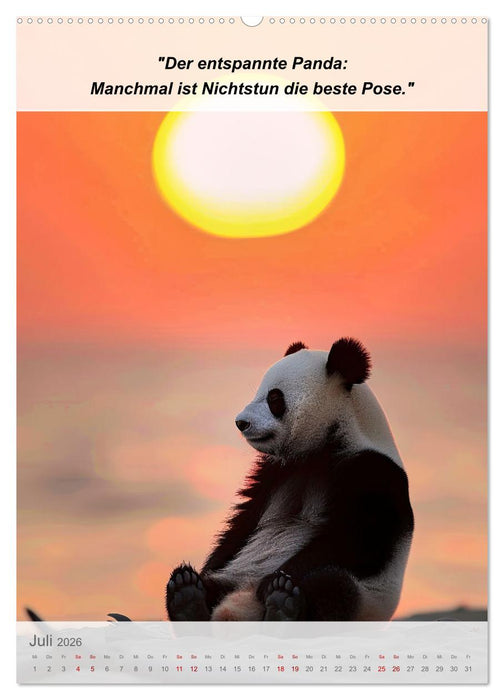 Ein tierisches Yoga-Abenteuer (CALVENDO Premium Wandkalender 2026)