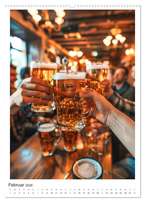 Cooles Bier - Köstliches aus der Natur. (CALVENDO Premium Wandkalender 2026)