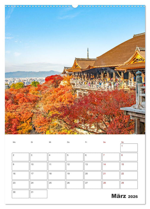 Schreine und Tempel - Heiligtümern in Japan (CALVENDO Wandkalender 2026)