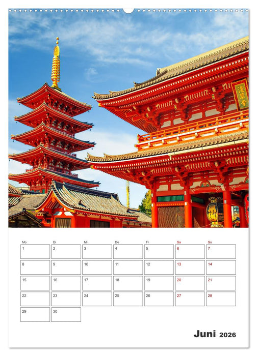 Schreine und Tempel - Heiligtümern in Japan (CALVENDO Wandkalender 2026)