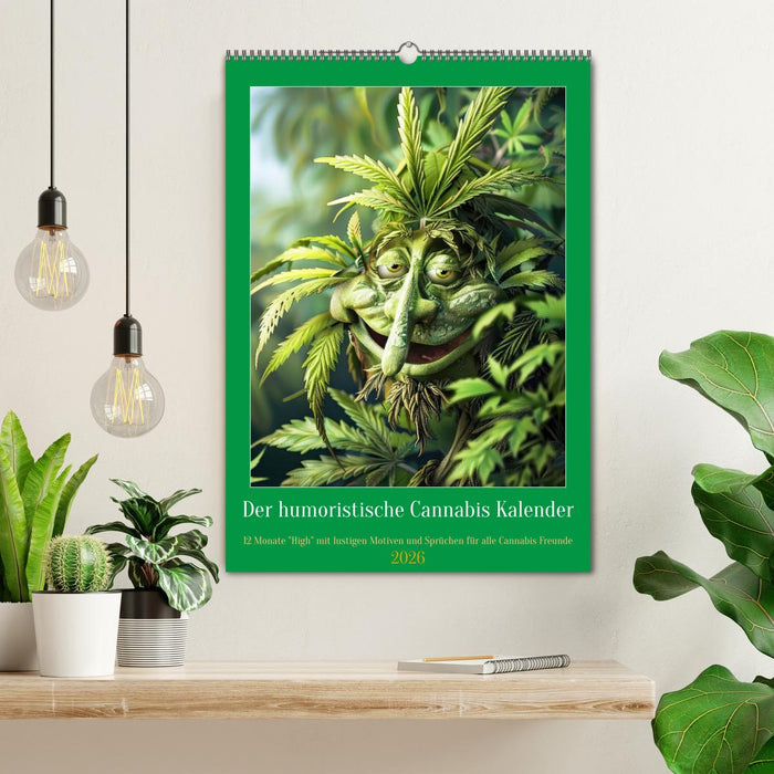 Der humoristische Cannabis Kalender (CALVENDO Wandkalender 2026)