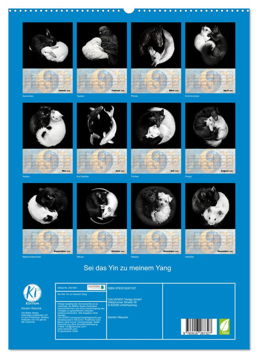 Sei das Yin zu meinem Yang (CALVENDO Premium Wandkalender 2026)
