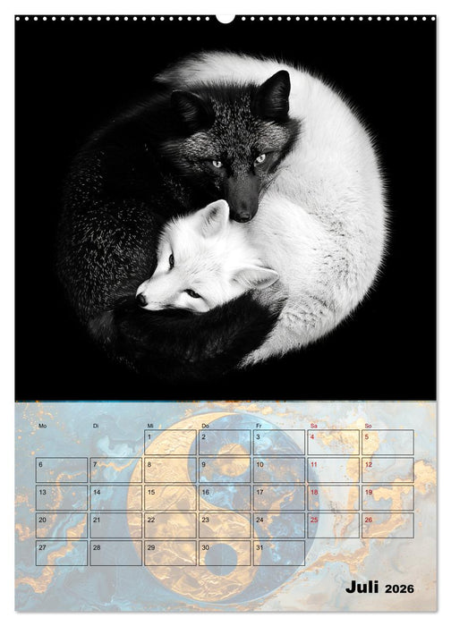 Sei das Yin zu meinem Yang (CALVENDO Premium Wandkalender 2026)